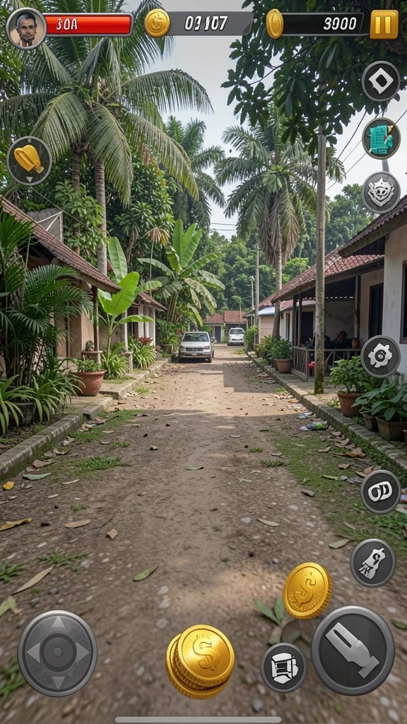 Tampilan utama permainan dengan berbagai tema yang menarik.