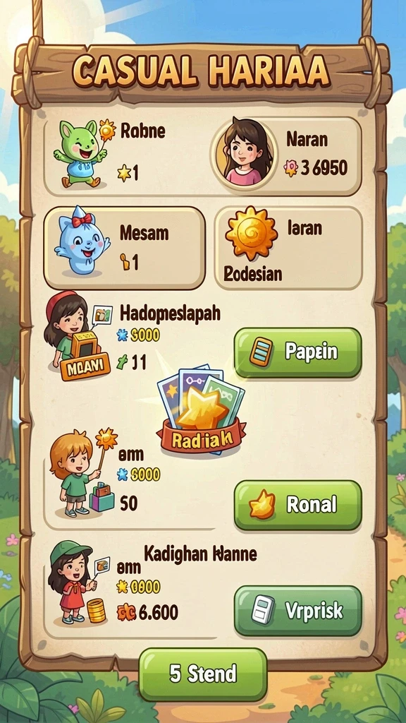 Tampilan awal aplikasi yang menarik dan user-friendly.