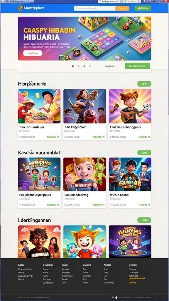 Tampilan grafis yang menawan dalam permainan slot.