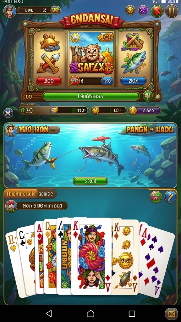 Gameplay yang seru dan menantang di setiap level.