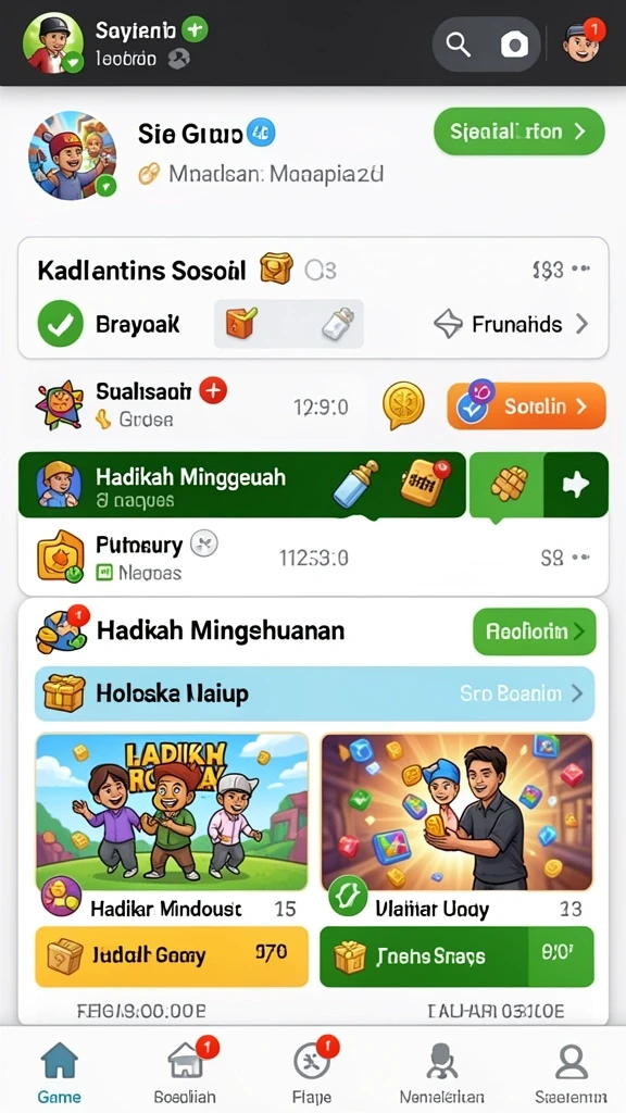 Tampilan antarmuka yang ramah pengguna.