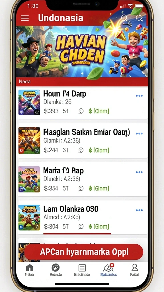Tangkapan layar menu utama BOS5000.
