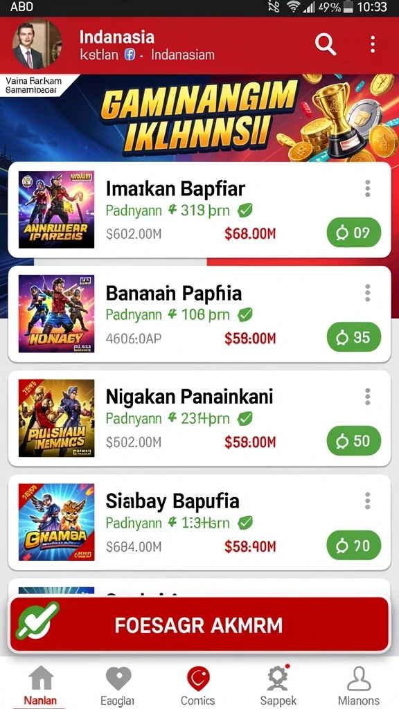 Tampilan antarmuka yang ramah pengguna dan menarik.