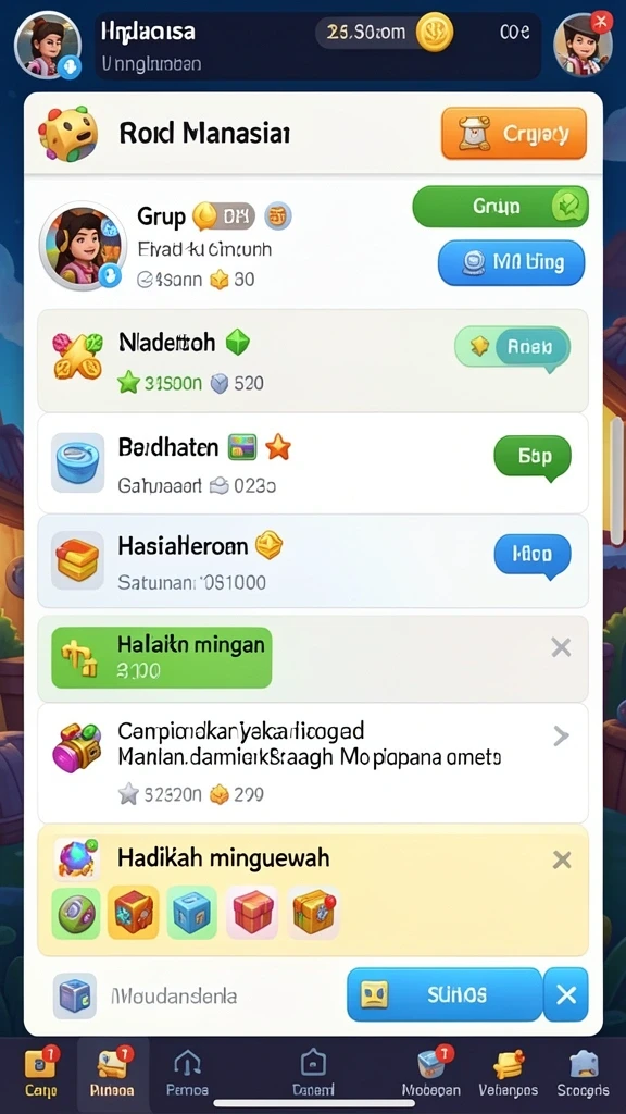 Tampilan antarmuka yang ramah pengguna.