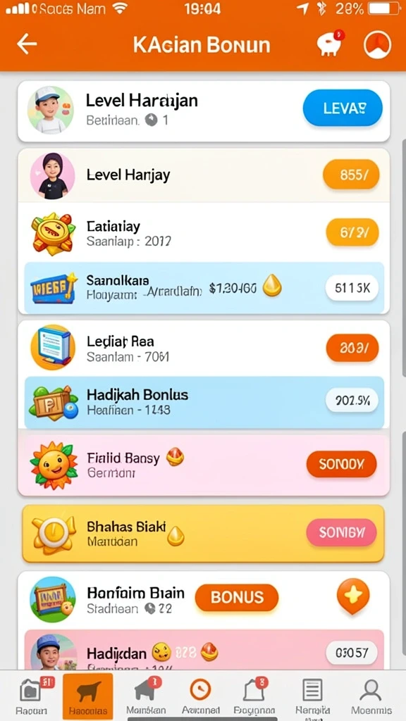 Fitur bonus yang menggembirakan dan menguntungkan.