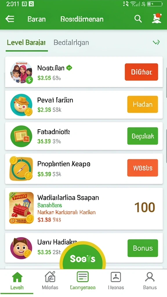 Beragam pilihan permainan slot untuk dipilih.