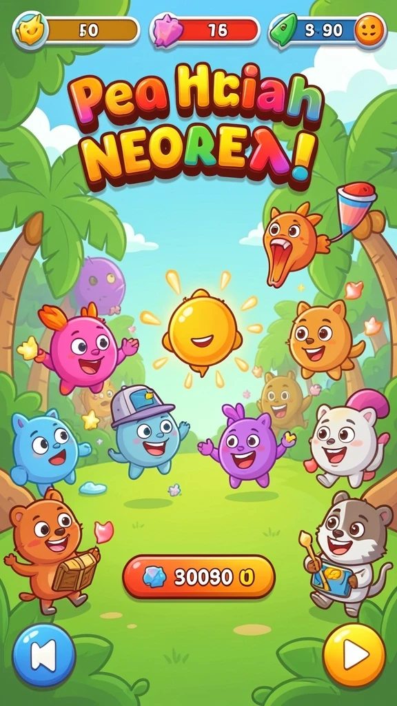 Screenshot menunjukkan berbagai mode permainan yang tersedia.