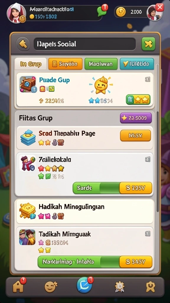 Berbagai mode permainan yang tersedia dalam JKTOK.