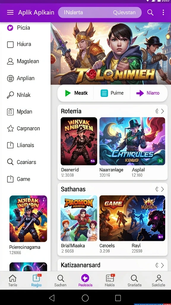 Screenshot menampilkan mesin slot dengan tema luar angkasa.