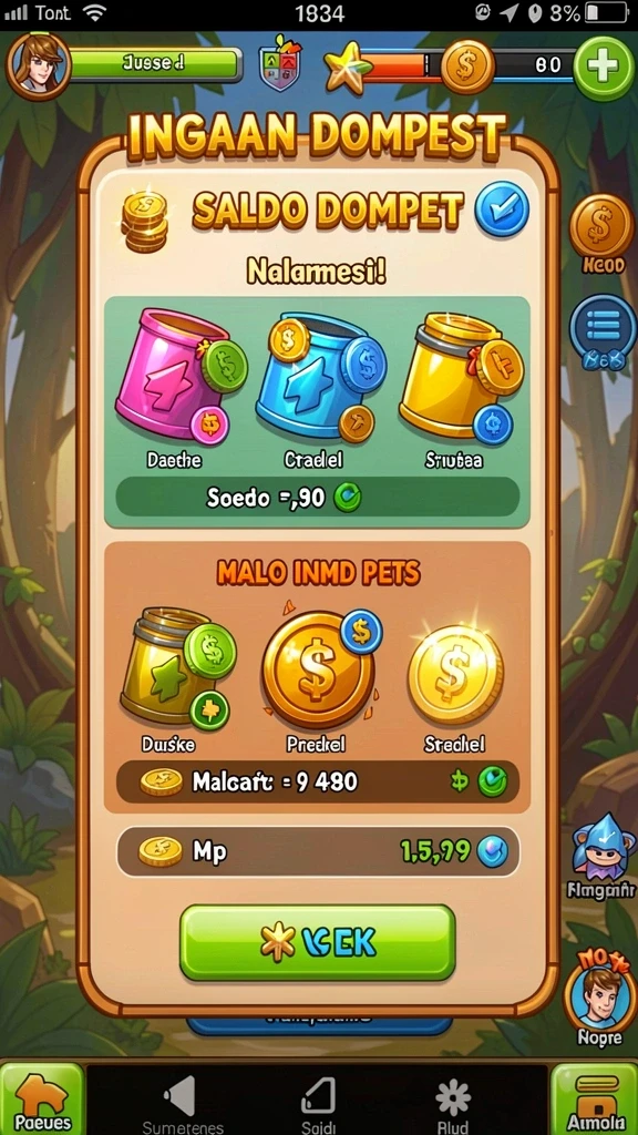 Screenshot menunjukkan antarmuka pengguna yang ramah.