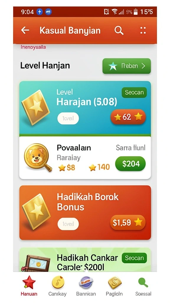 Fitur jackpot progresif yang selalu menggugah semangat.