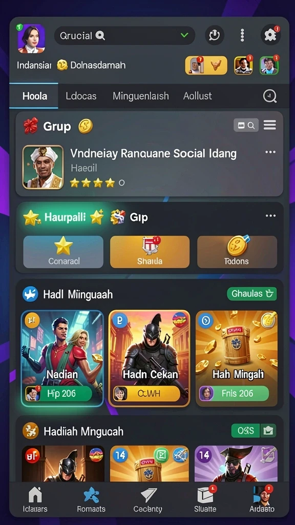 Tampilan utama aplikasi MITRA77 yang menarik dan user-friendly.