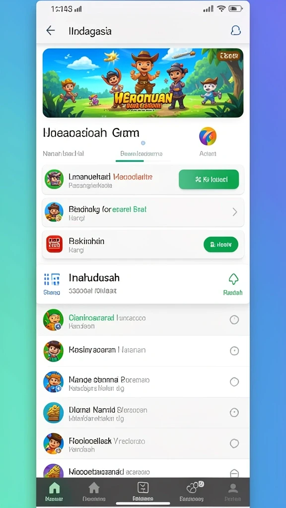 Berbagai tema menarik untuk dipilih dan dimainkan.