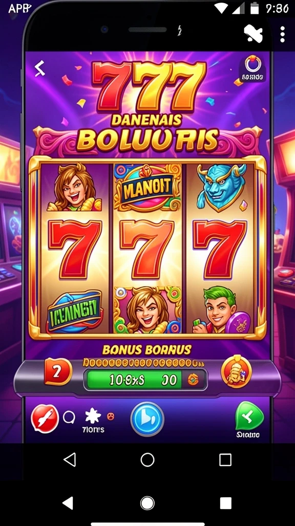 Tampilan mesin slot yang menarik dan penuh warna.