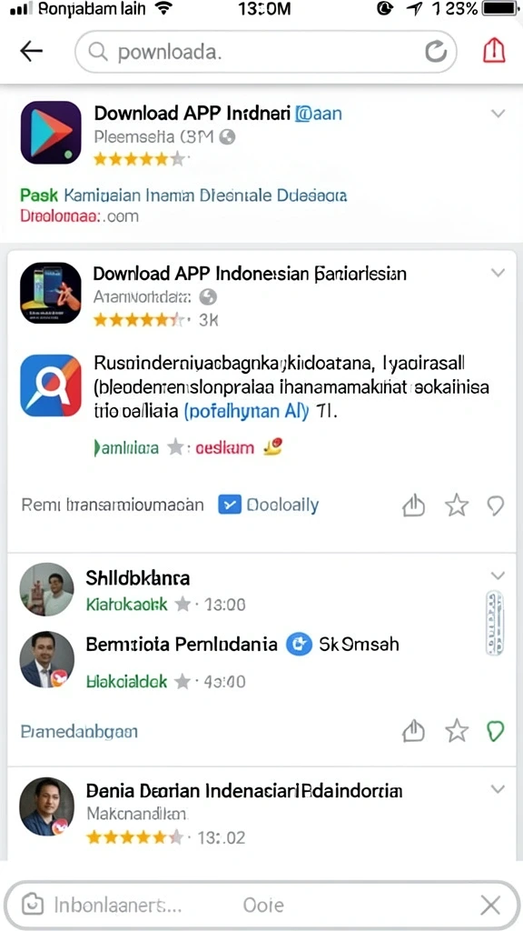 Tampilan grafis yang menarik dan cerah.