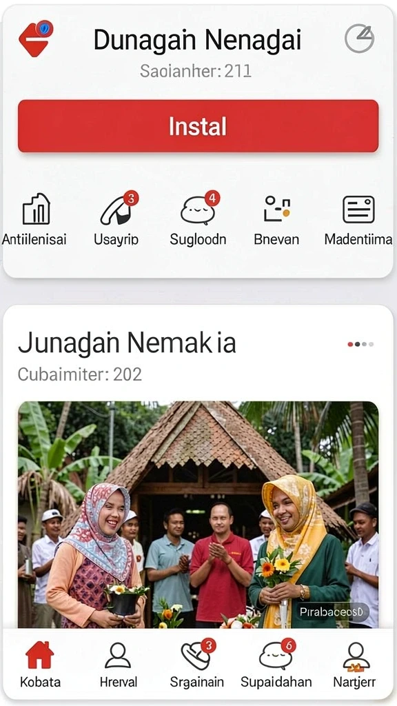 Antarmuka pengguna yang ramah dan sederhana.