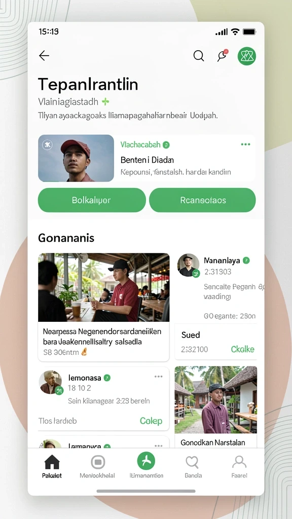 Tampilan antarmuka yang user-friendly.