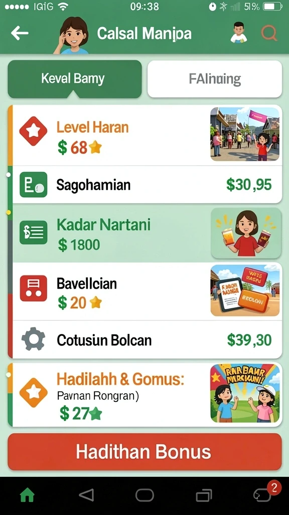 Tampilan antarmuka yang intuitif dan mudah digunakan.