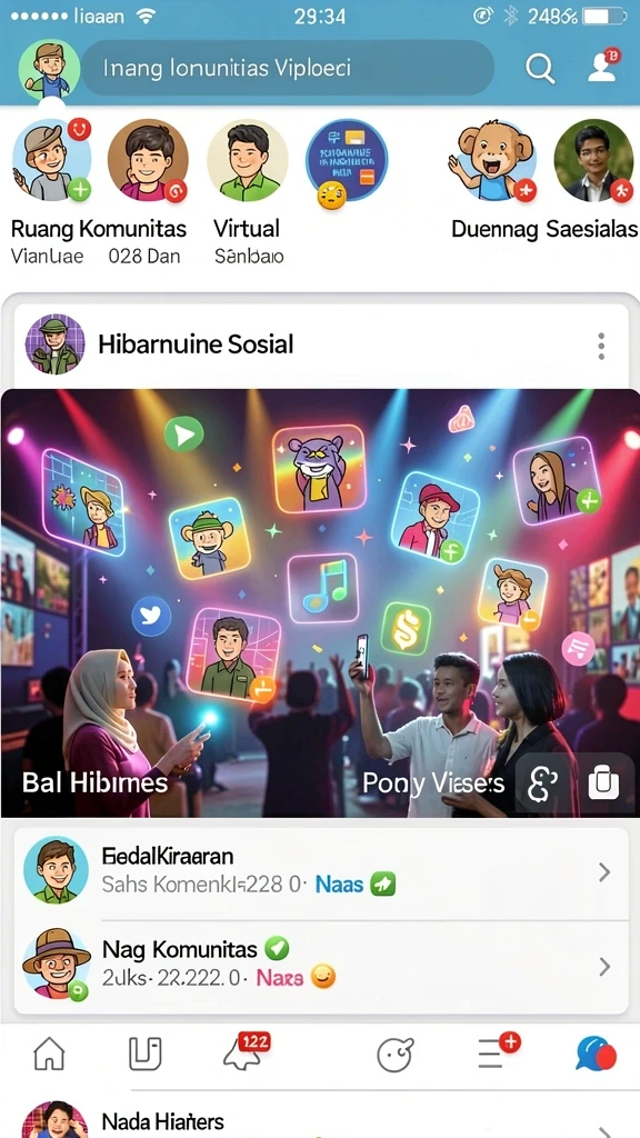 Grafis yang memukau dan warna yang cerah.