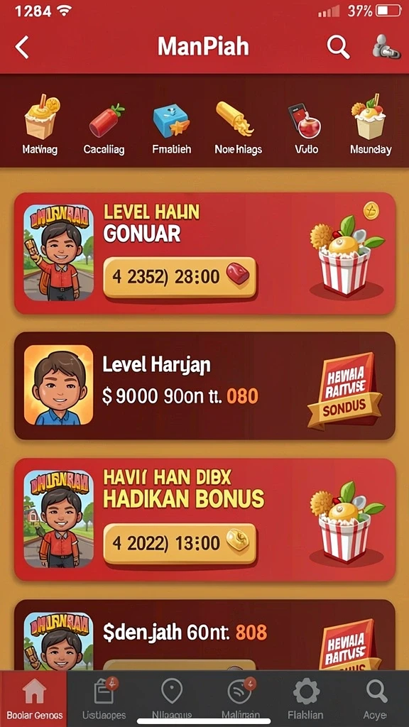 Mode permainan yang seru dan menantang.