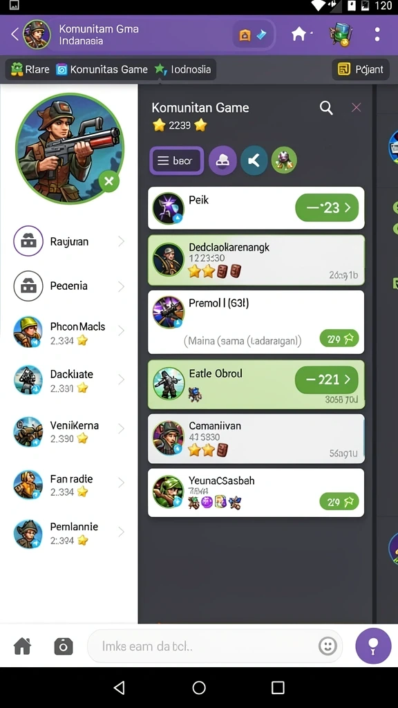 Tampilan antarmuka yang user-friendly dan menarik.