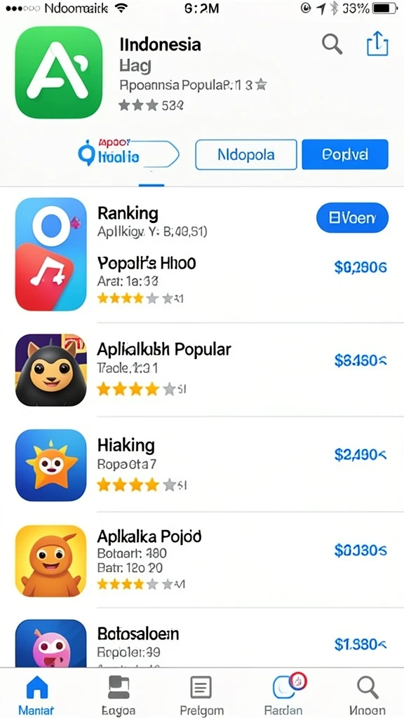 Berbagai pilihan permainan yang mengasyikkan.