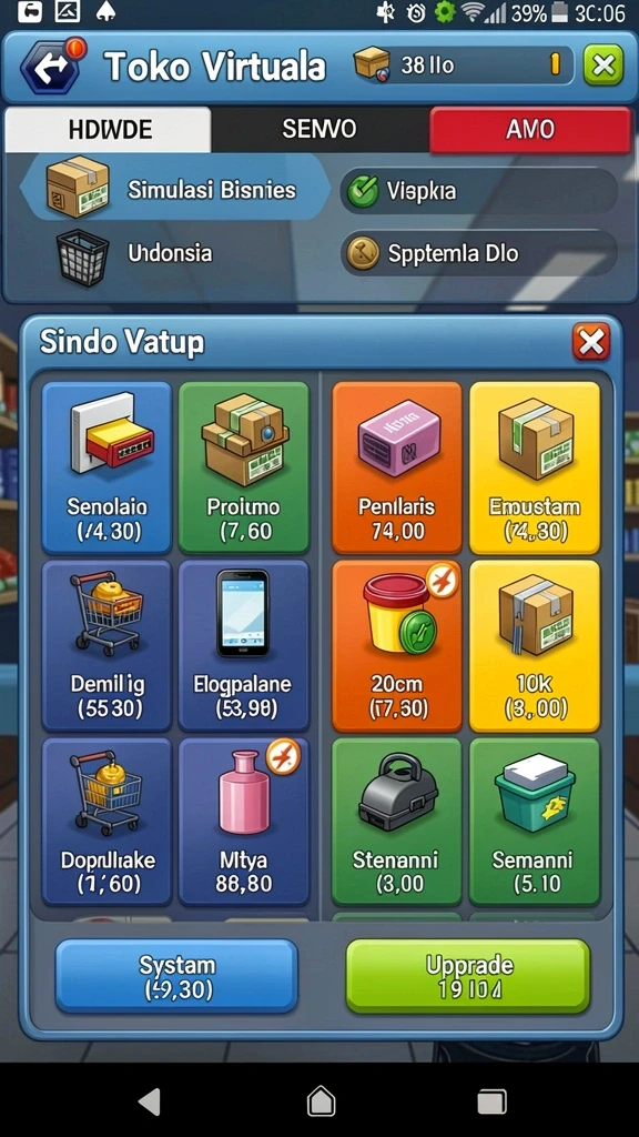 Tampilan antarmuka yang user-friendly dan menarik.