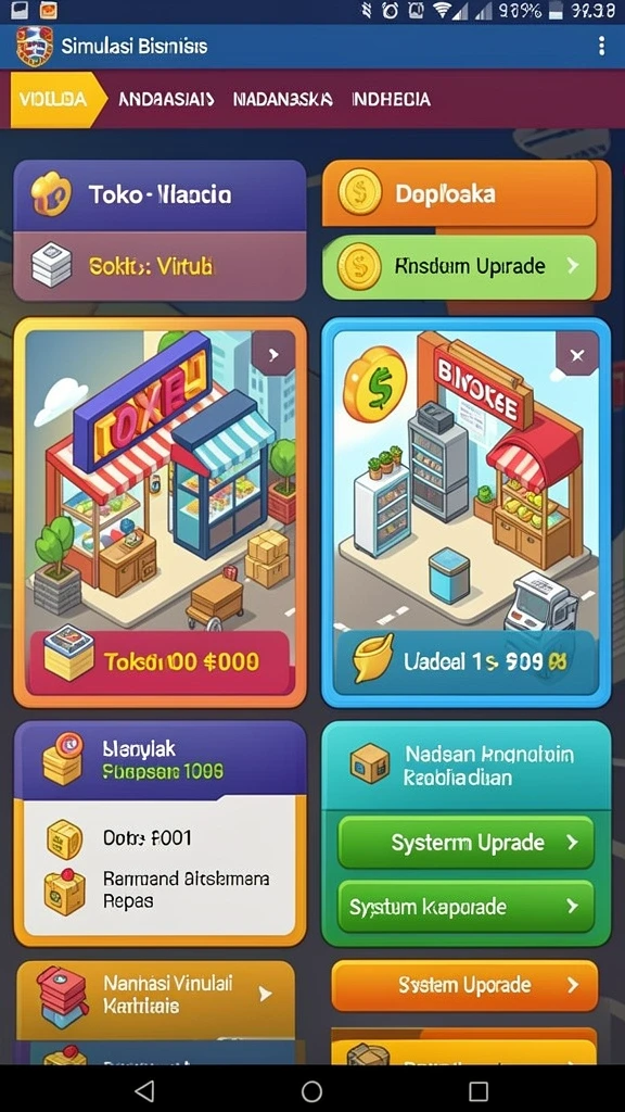Tampilan antarmuka pengguna yang sederhana dan menarik.