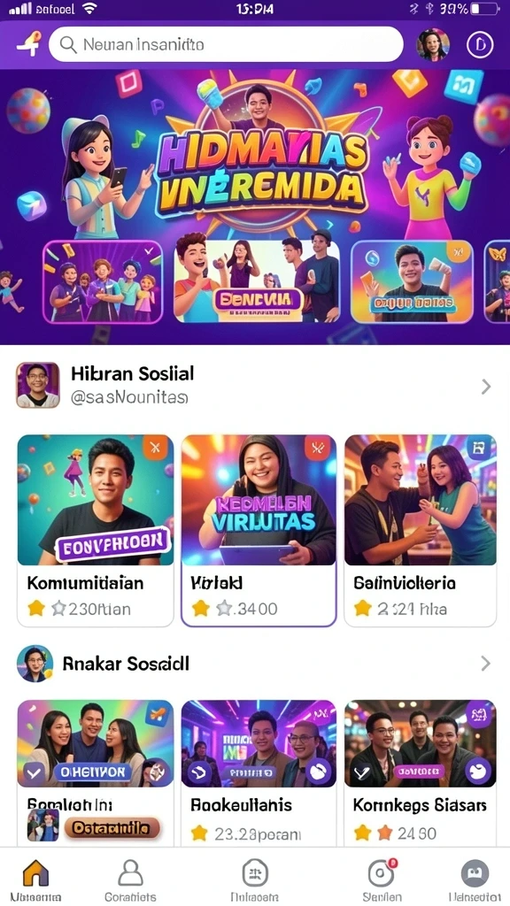 Antarmuka yang menarik dan mudah dipahami.