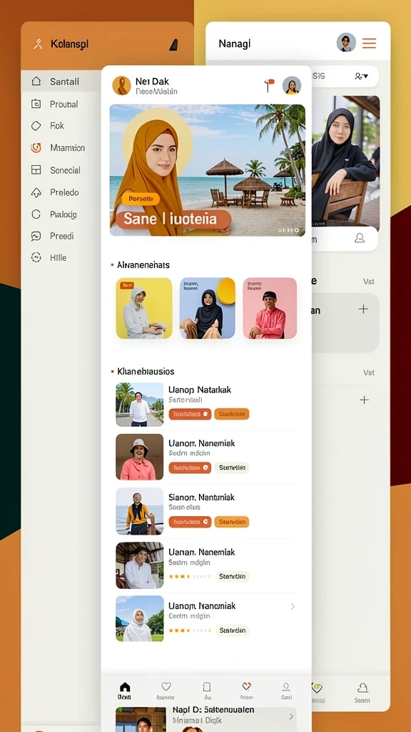 Tampilan antarmuka yang user-friendly dan menarik.