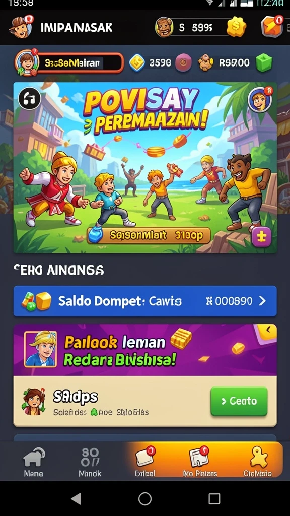 Pengalaman bermain yang seru dengan grafis memukau.