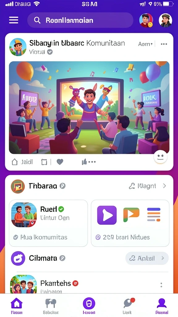 Tampilan antarmuka yang menawan dan mudah digunakan.