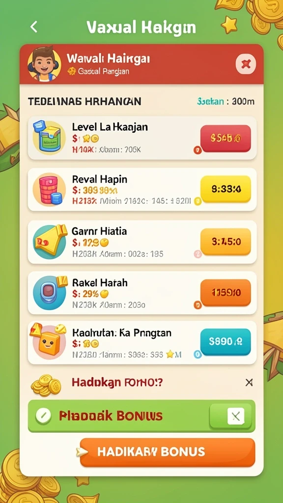 Tampilan antarmuka pengguna yang intuitif.